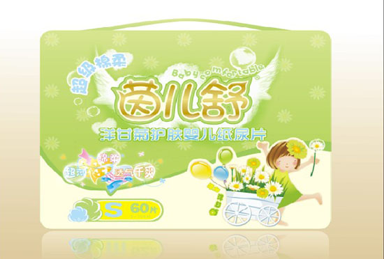 茵兒舒洋甘菊紙尿片S號60片