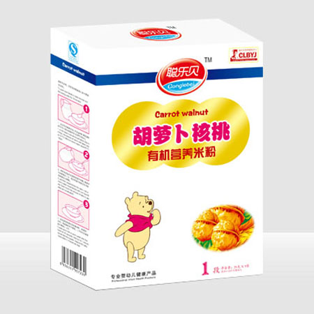 聰樂貝胡蘿卜核桃有機營養(yǎng)米粉