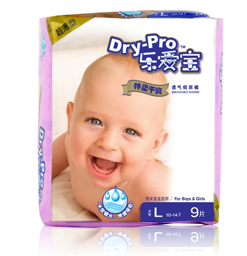 樂(lè)愛(ài)寶透氣紙尿褲L碼