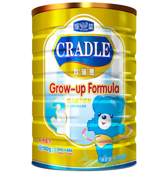搖籃科瑞德幼兒配方奶粉3段聽裝