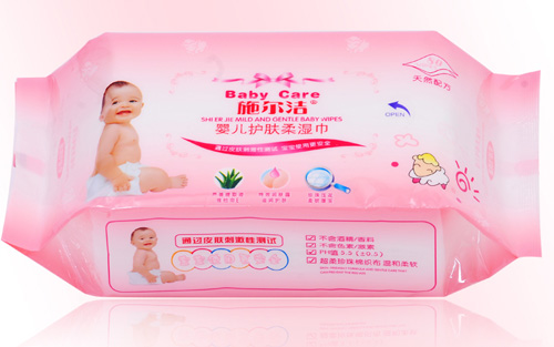 施爾潔嬰兒護膚柔濕巾80抽