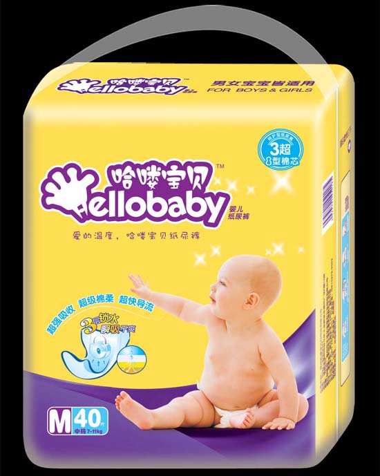 哈嘍寶貝yinge紙尿褲M碼40片