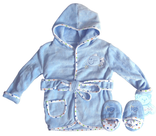 潤(rùn)羽康藍(lán)色浴袍