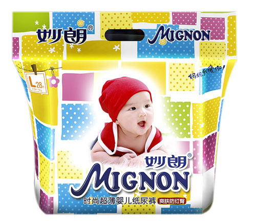 妙朗時尚超薄嬰兒紙尿褲L28片