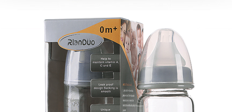 AD305標準口徑玻璃奶瓶