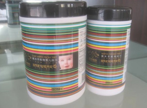 坎巴嘎布藏本草植物嬰兒濕巾