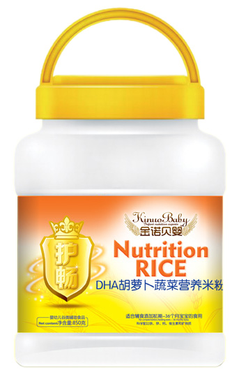 金諾貝嬰護(hù)暢DHA胡蘿卜蔬菜營養(yǎng)米粉
