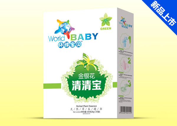 環(huán)球寶貝金銀花清清寶盒裝