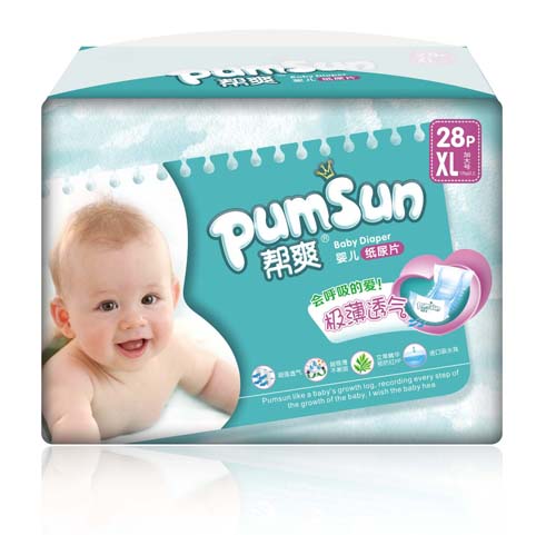 幫爽極薄透氣yinge紙尿片XL碼