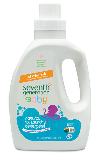 七世代嬰兒4倍塑料瓶裝洗衣液