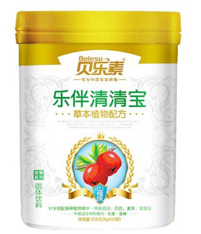 貝樂(lè)素樂(lè)伴清清寶山楂味