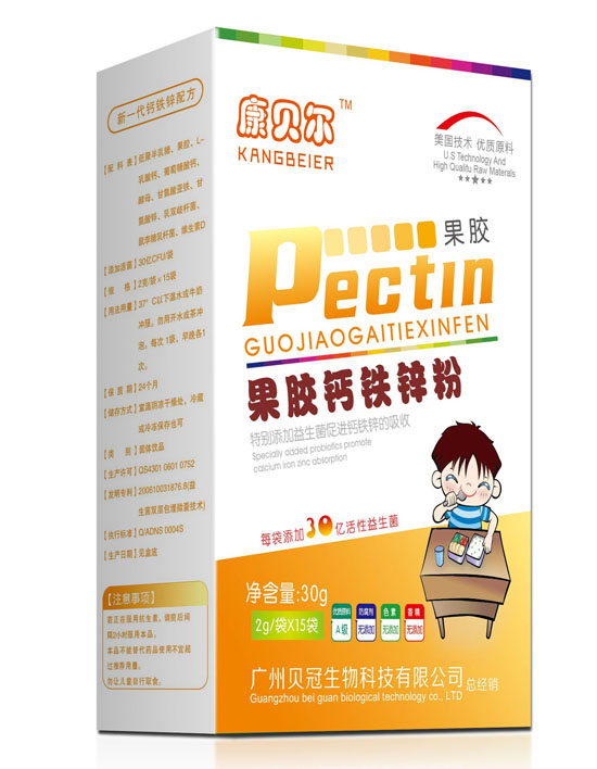 康貝爾果膠鈣鐵鋅粉