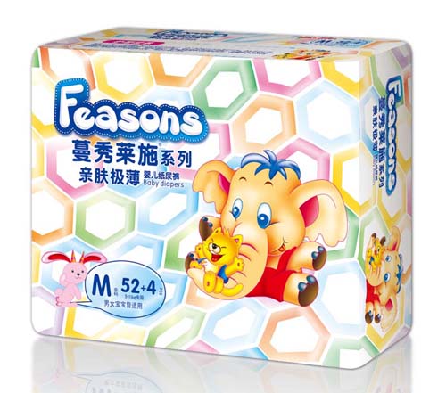 Feasons親膚極薄嬰兒紙尿褲M碼