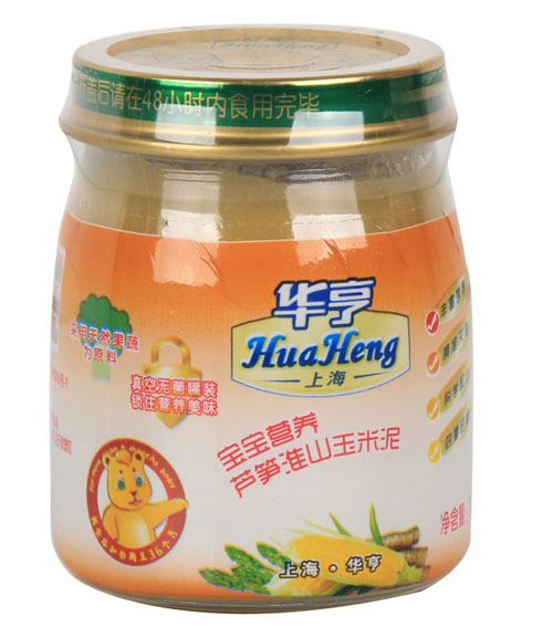 華亨寶寶營養(yǎng)蘆筍淮山玉米泥
