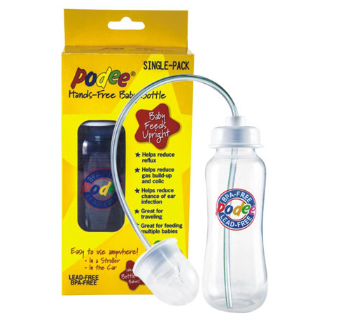 PODEE美進口免持奶瓶標口PP奶瓶(單只裝)