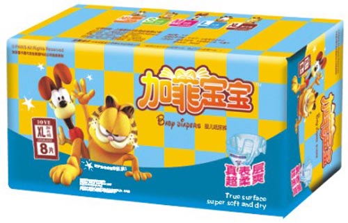 加菲寶寶超柔爽超薄嬰兒紙尿褲XL碼8片