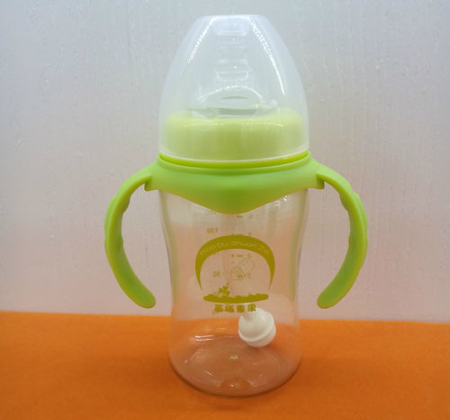 苗哺專(zhuān)家7安寬口弧形雙耳PPSU高級(jí)奶瓶