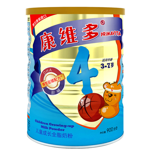 康維多兒童成長(zhǎng)全脂奶粉
