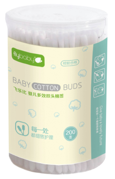 飛樂(lè)比嬰兒多效雙頭棉簽(200支)