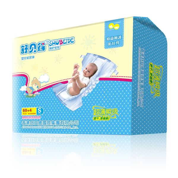 舒貝得大耳朵超彈紙尿褲K44-64