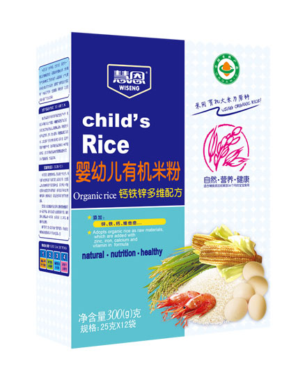 慧恩300克鈣鐵鋅多維有機米粉