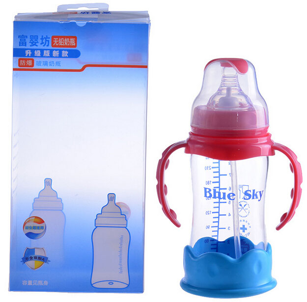 富嬰坊防爆yinge玻璃奶瓶240ML