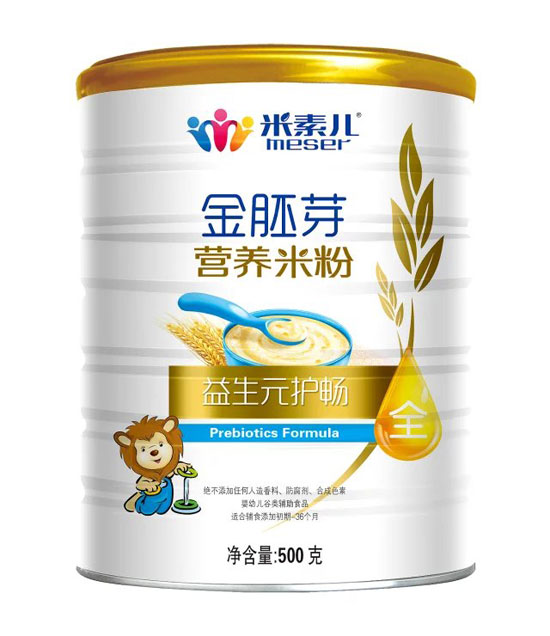 米素兒益生元護(hù)腸金胚芽營(yíng)養(yǎng)米粉聽(tīng)裝