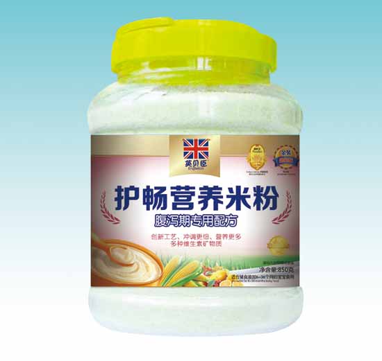 英貝臣腹瀉期專用配方護(hù)腸米粉