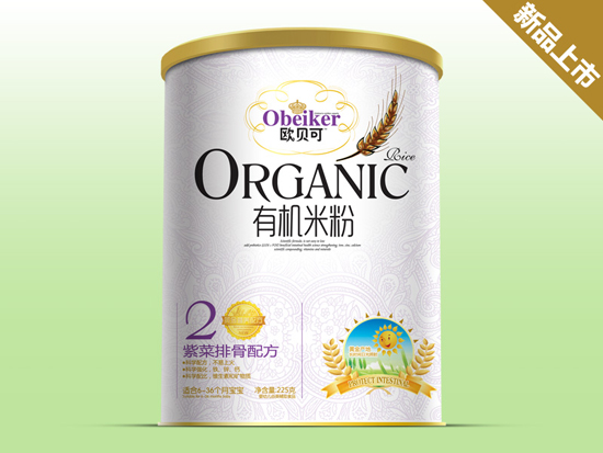 歐貝可紫菜排骨有機(jī)米粉聽裝