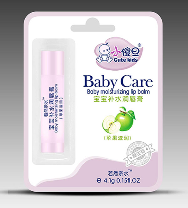 小傻旦寶寶潤唇膏(蘋果香型)