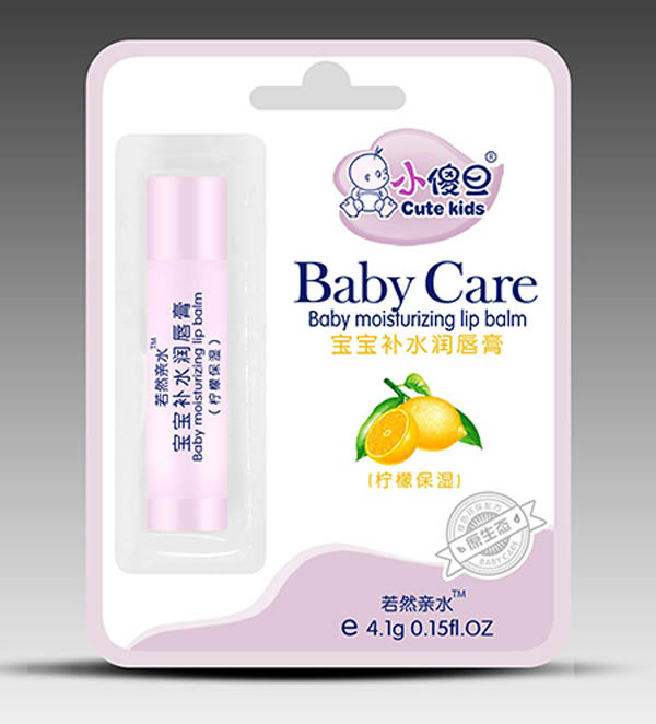 小傻旦寶寶潤唇膏(檸檬香型)