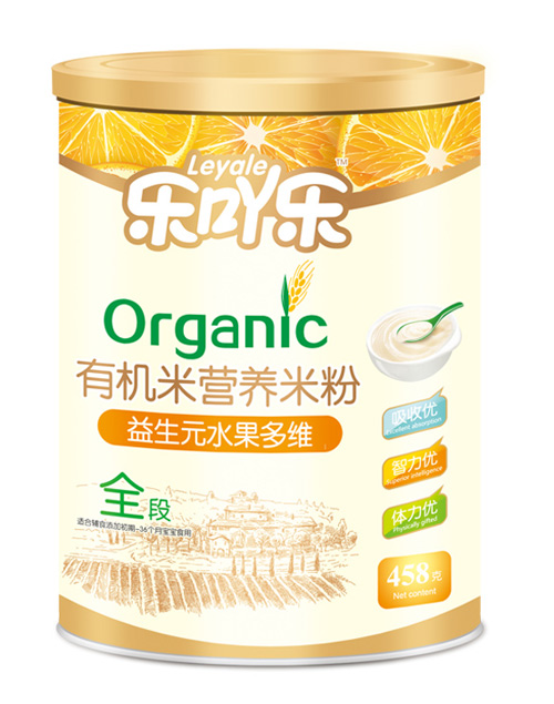 樂吖樂益生元水果多維全段458g鐵聽裝