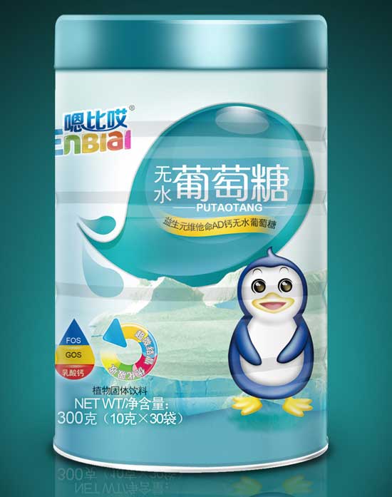 嗯比哎益生元維他命AD鈣無水葡萄糖