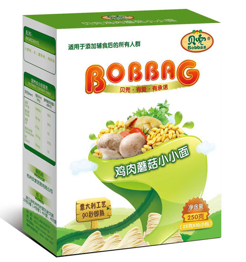 貝兜雞肉蘑菇小小面