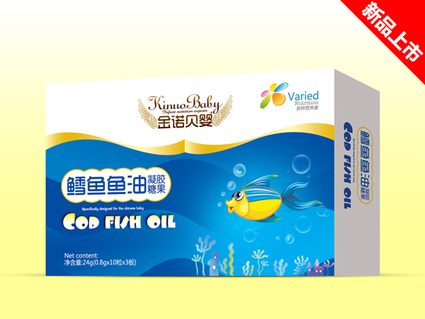 金諾貝嬰鱈魚魚油凝膠糖果