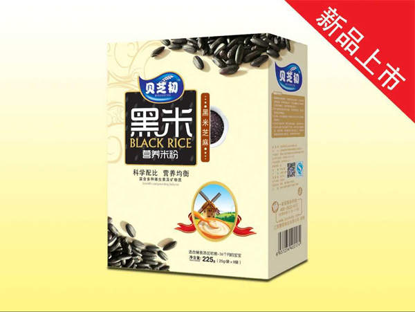 貝芝初黑米芝麻-黑米營(yíng)養(yǎng)米粉盒裝