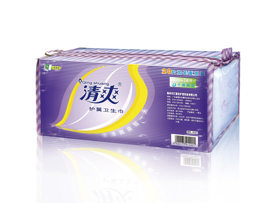 清爽水晶系列—20片290mm加長夜用干爽網(wǎng)面衛(wèi)生巾