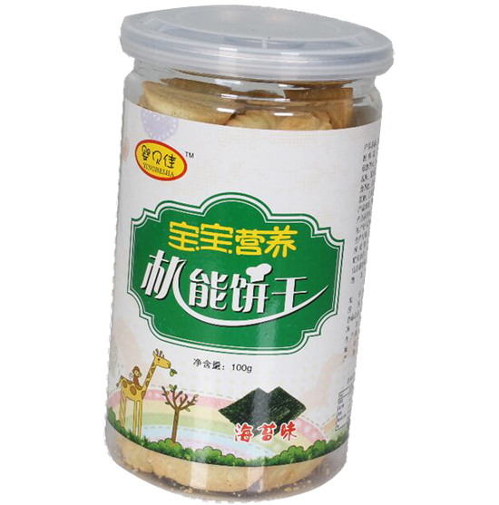 嬰貝佳機(jī)能餅干海苔味