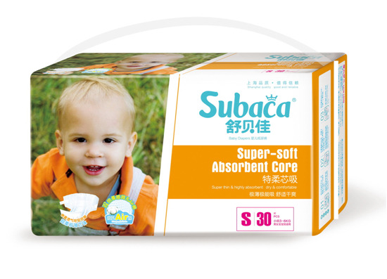 舒貝佳特柔芯吸紙尿褲S碼