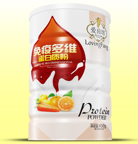 愛(ài)茵坊免疫多維蛋白質(zhì)粉鐵聽(tīng)450g