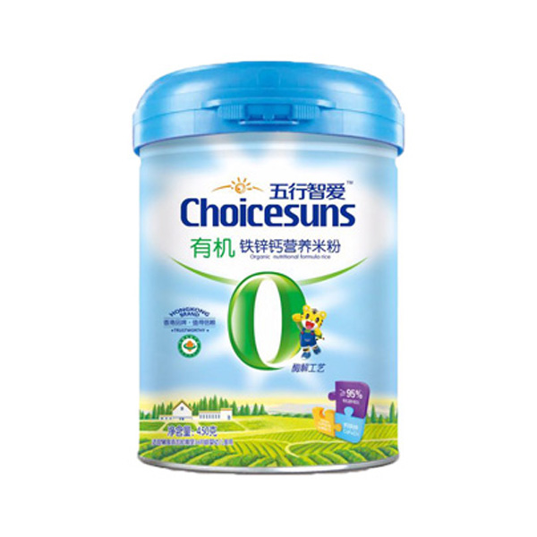 初臣氏五行智愛有機 鐵鋅鈣營養(yǎng)米粉