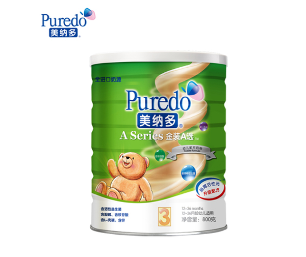 美納多金裝A選幼兒配方奶粉三段