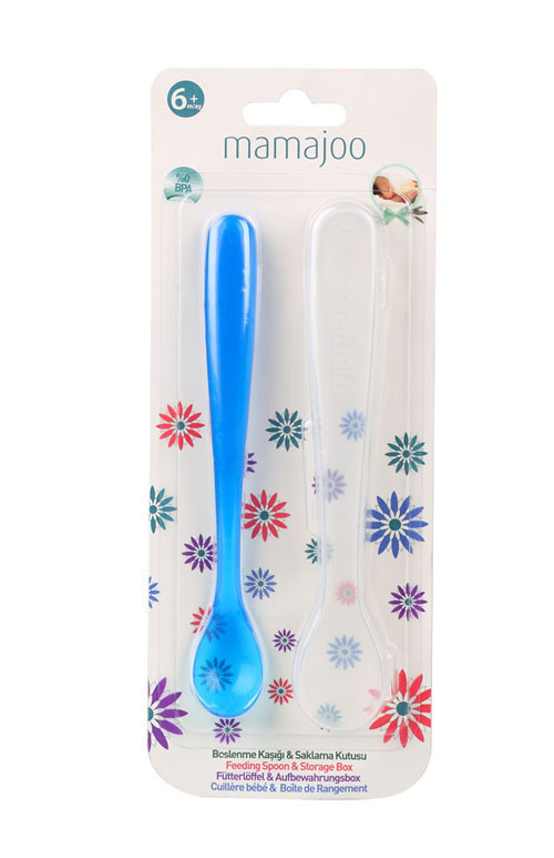 mamajoo喂食勺-藍白兩色