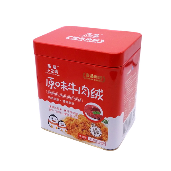 南極小企鵝原味牛肉絨鐵罐