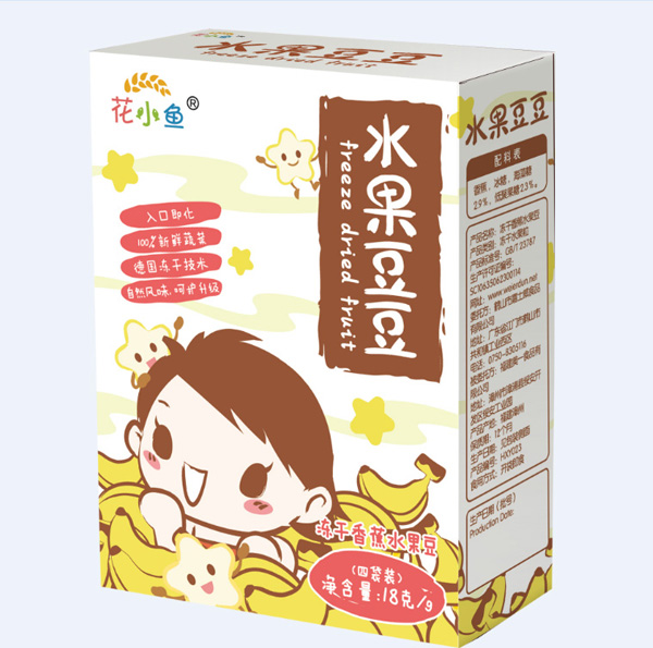 花小魚水果豆豆-香蕉味