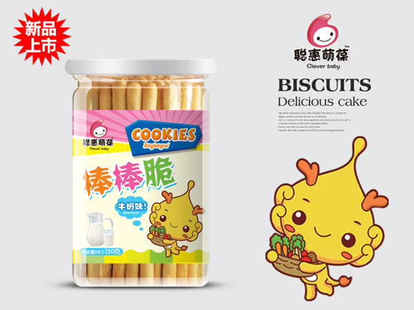 聰惠萌葆棒棒脆-牛奶味