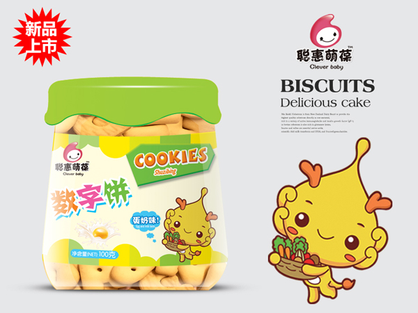 聰惠萌葆數(shù)字餅-蛋奶味