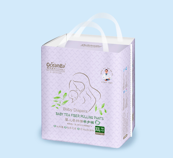 海洋寶貝嬰兒茶纖維學步褲XXL18-小包