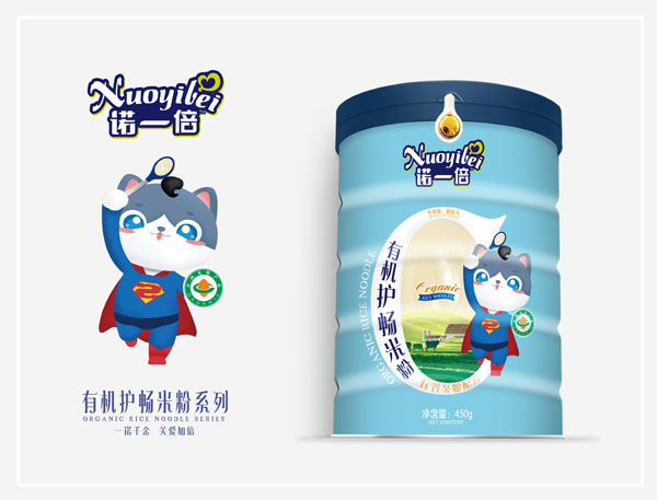 諾一倍有機(jī)護(hù)暢米粉-五谷雜糧配方 桶裝