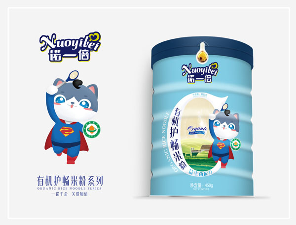 諾一倍有機(jī)護(hù)暢米粉-益生菌配方 桶裝